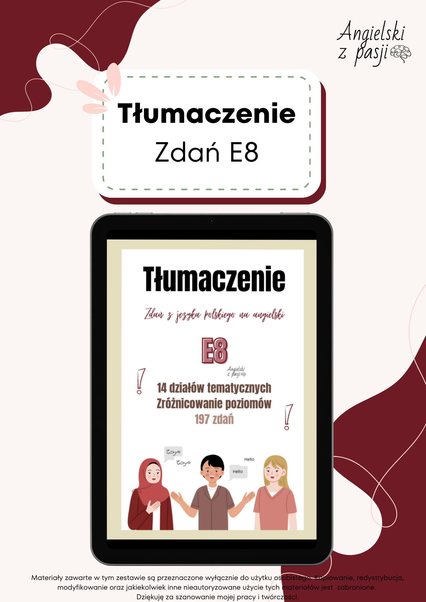 Tłumaczenia zdań E8