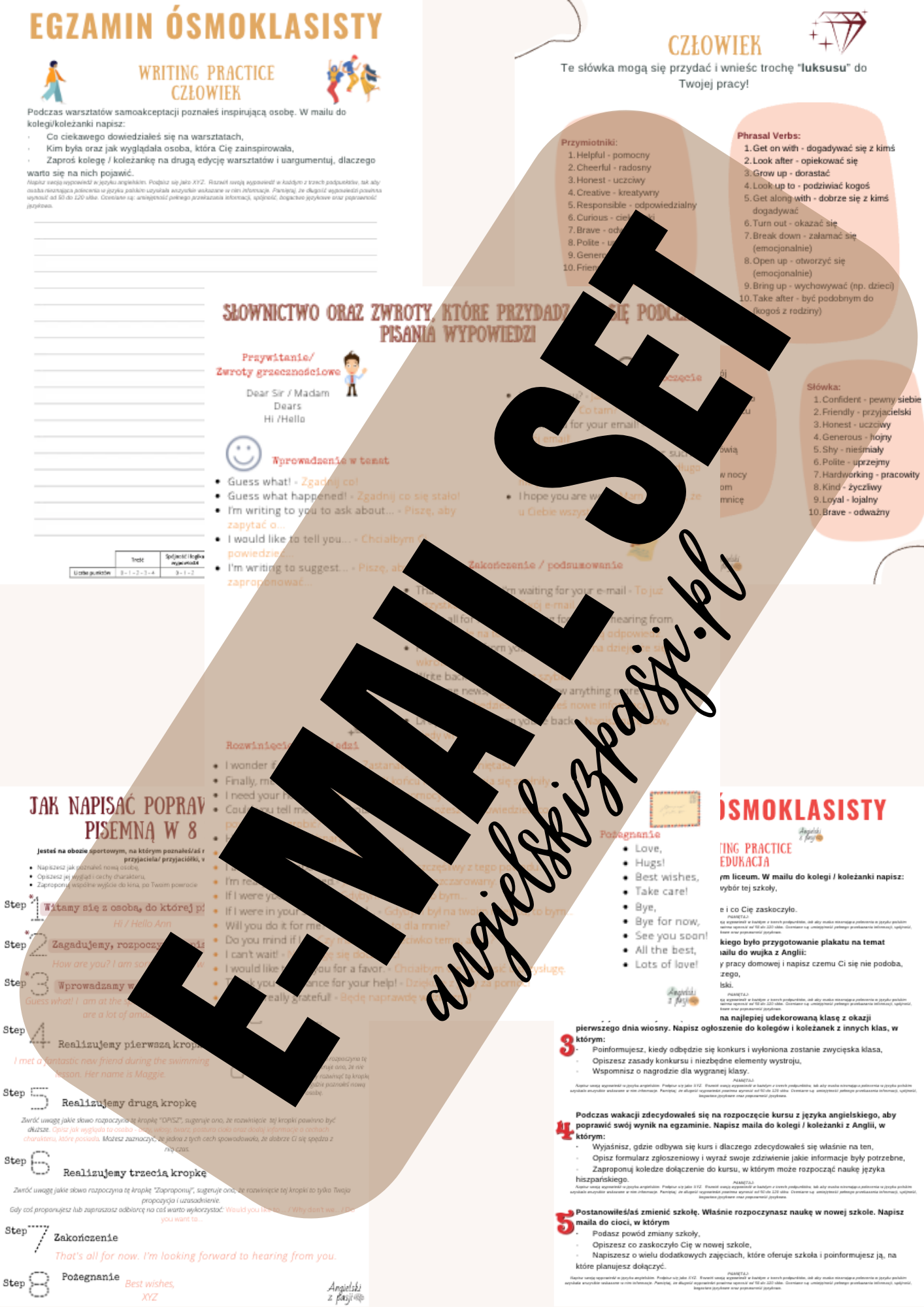 Writing E8 E-mail SET - obrazek 3