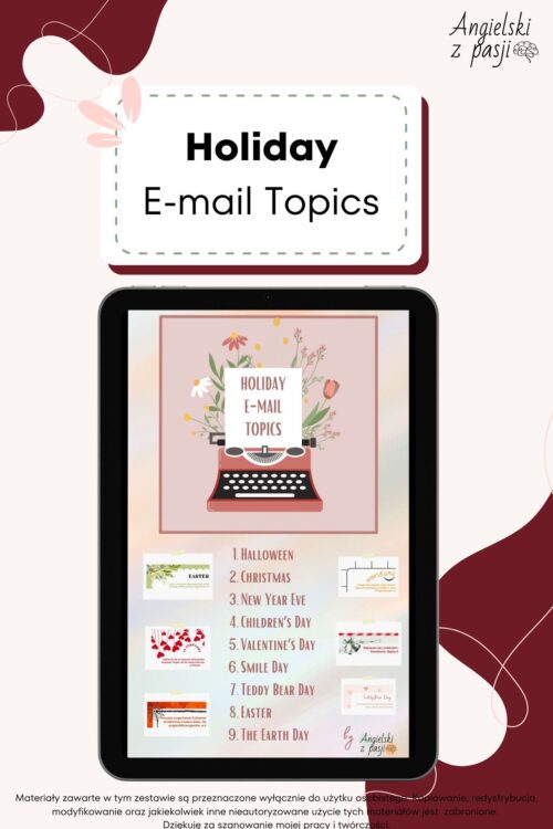 Holiday E-MAIL Topics