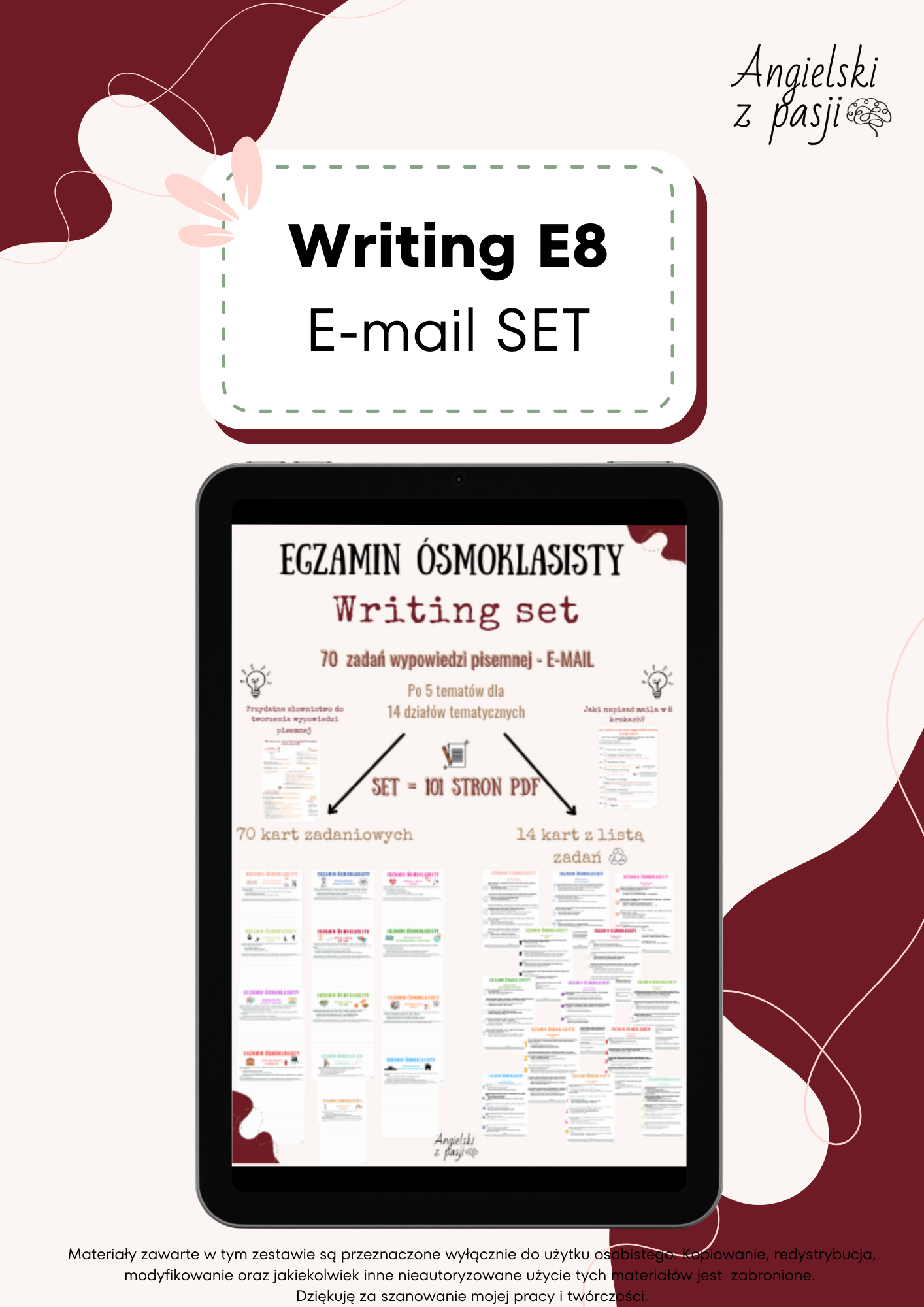 Writing E8 E-mail SET