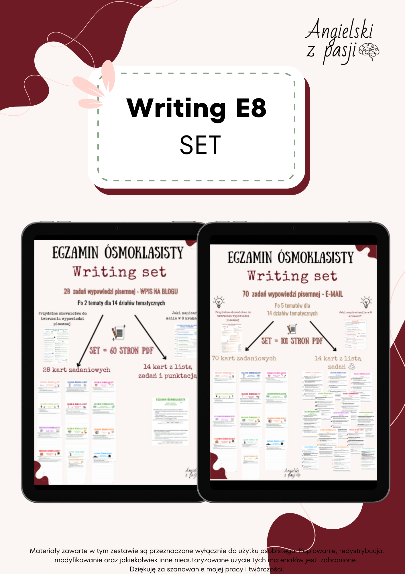 Writing E8 SET