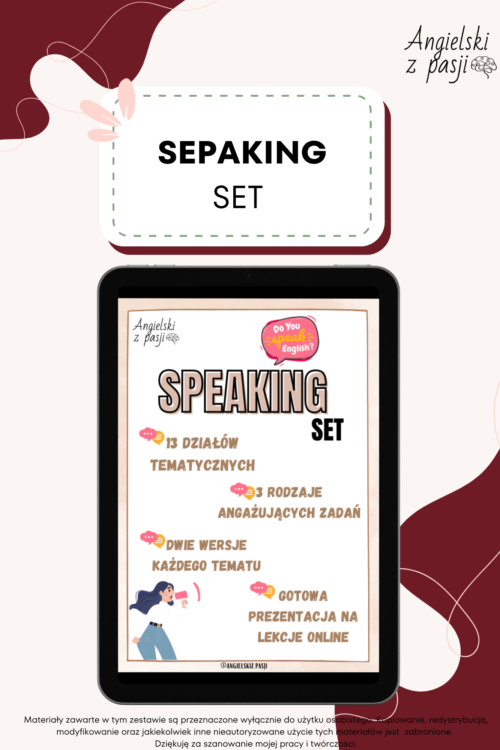 SPEAKING Set