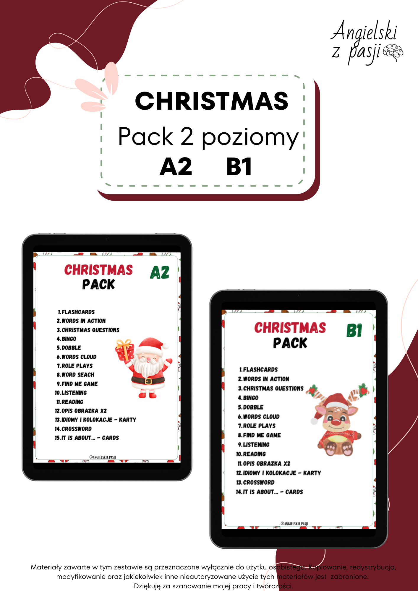 Christmas PACK A2+B1