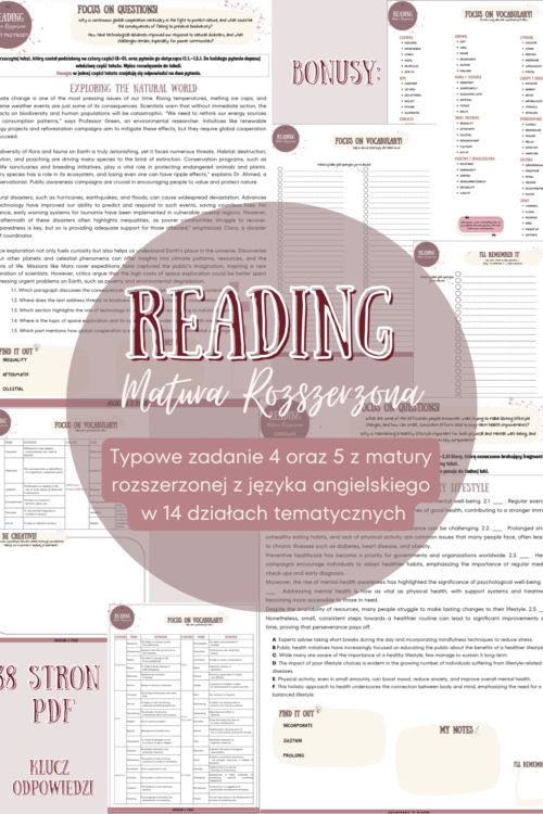 Reading Matura PP + PR