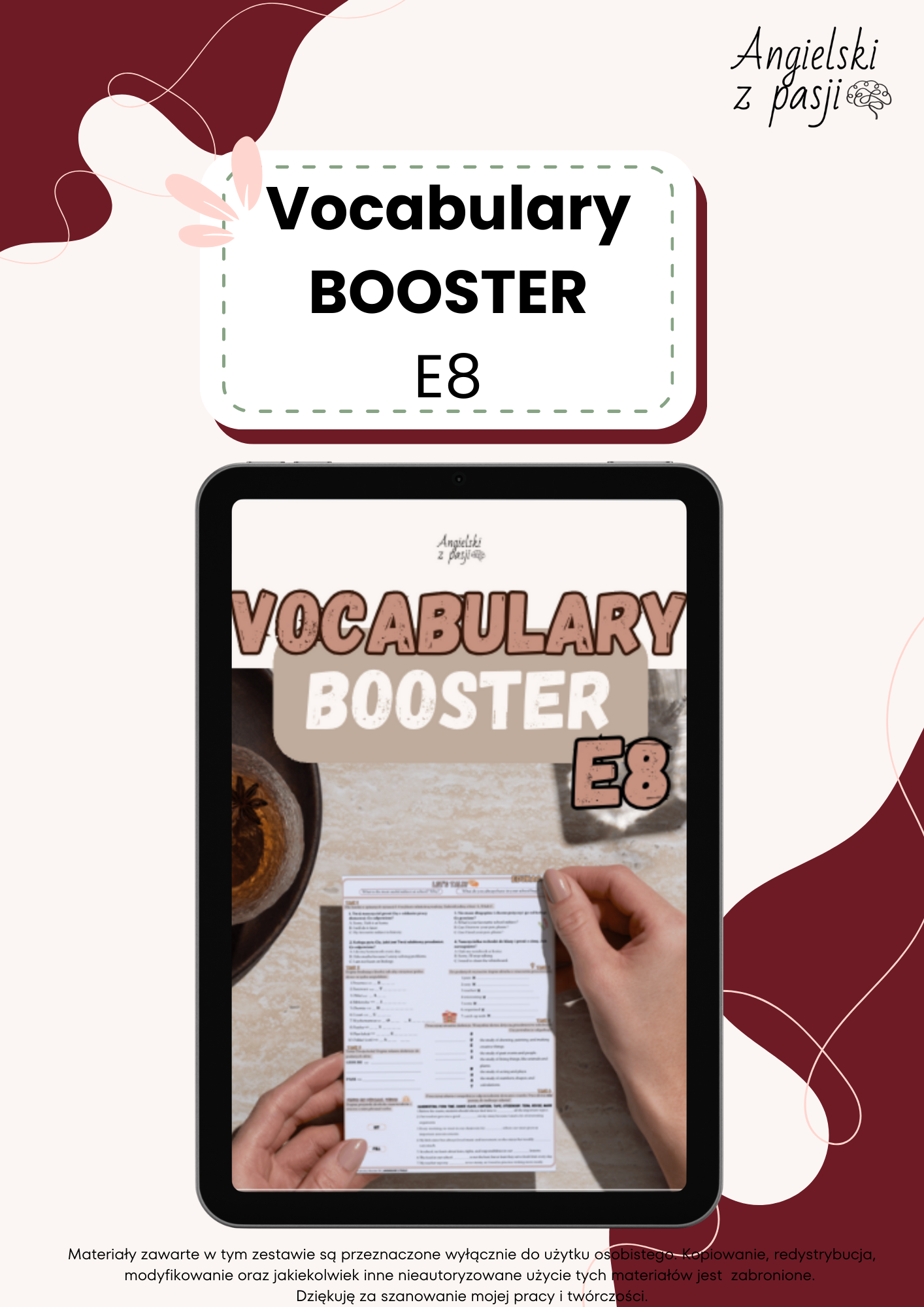 Vocabulary BOOSTER E8
