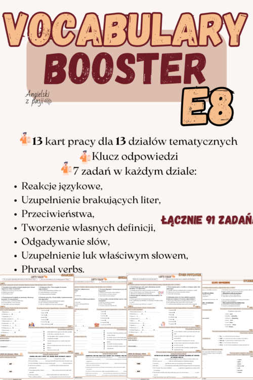 Vocabulary BOOSTER E8