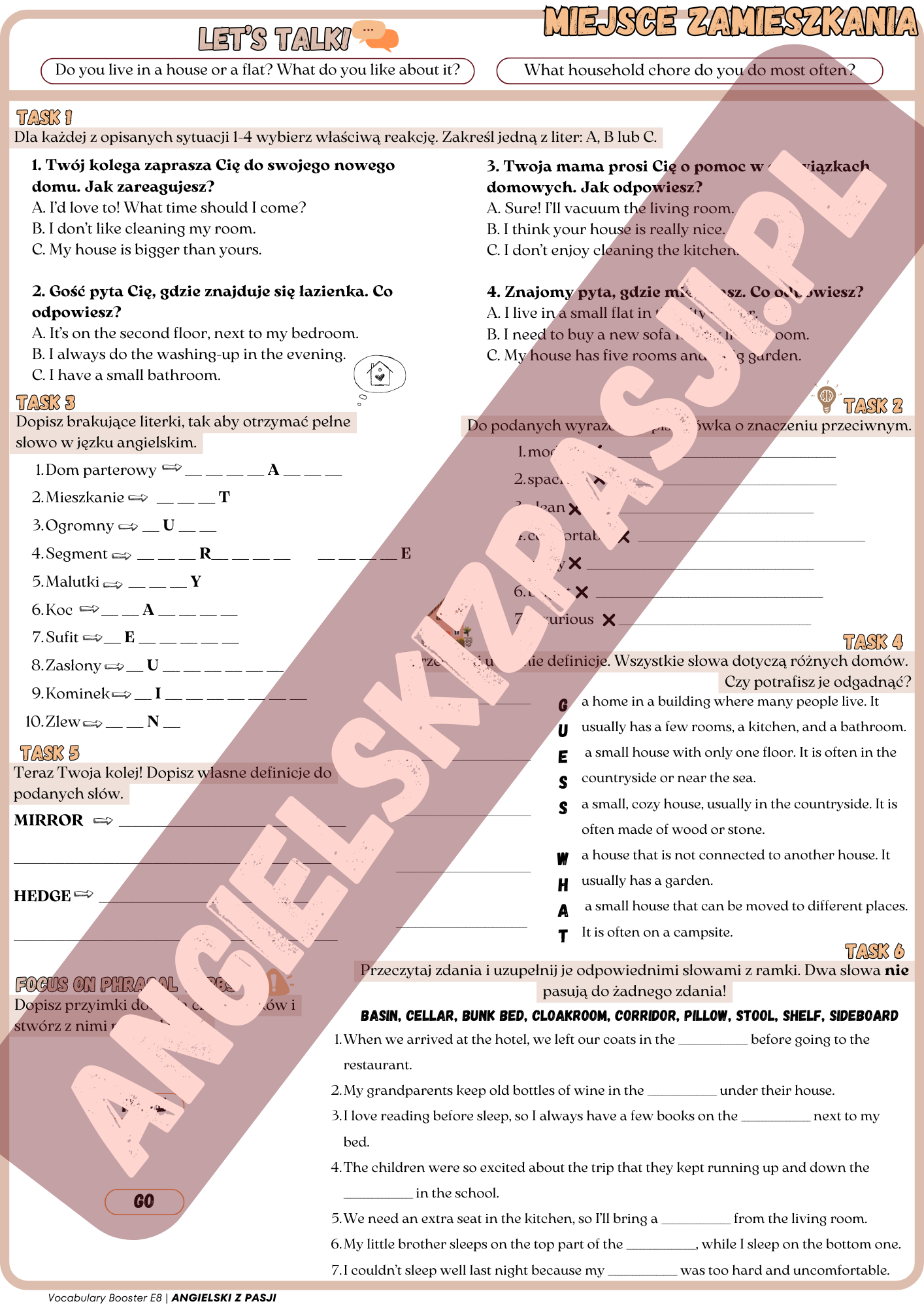 Vocabulary BOOSTER E8 - obrazek 3